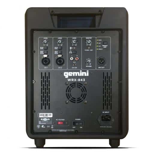 Gemini Wrx-843, Sistema Audio Portable Pa